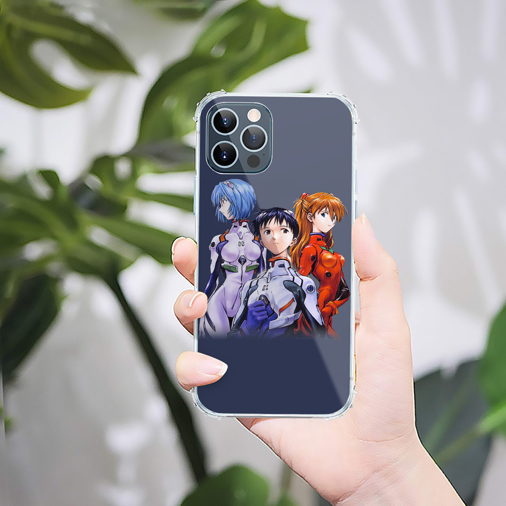 （画像用） EVA 新世紀エヴァンゲリオン 【iPhone 12シリーズ対応】透明スマホケース（クリアソフトケース）